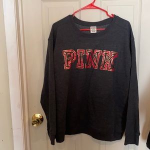 EUC PINK CREW NECK SWEAT SHIRT SIZE L